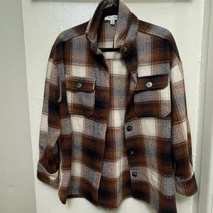 She+Sky plaid jacket